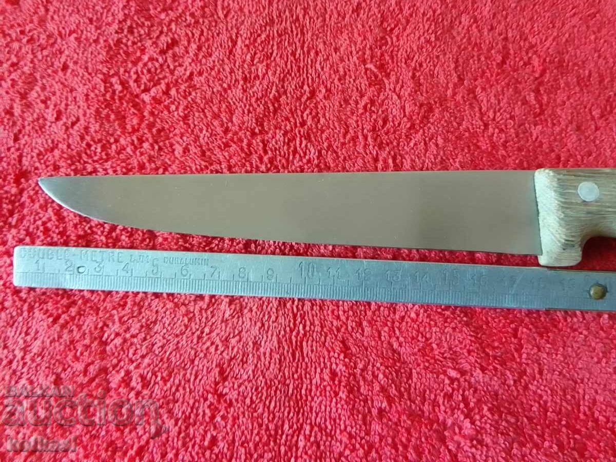 Old large solid knife Solingen Solingen wide blade with price 55.50 BGN | € 28.38 Old large solid knife Solingen Solingen wide blade with price 55.50 BGN | € 28.38