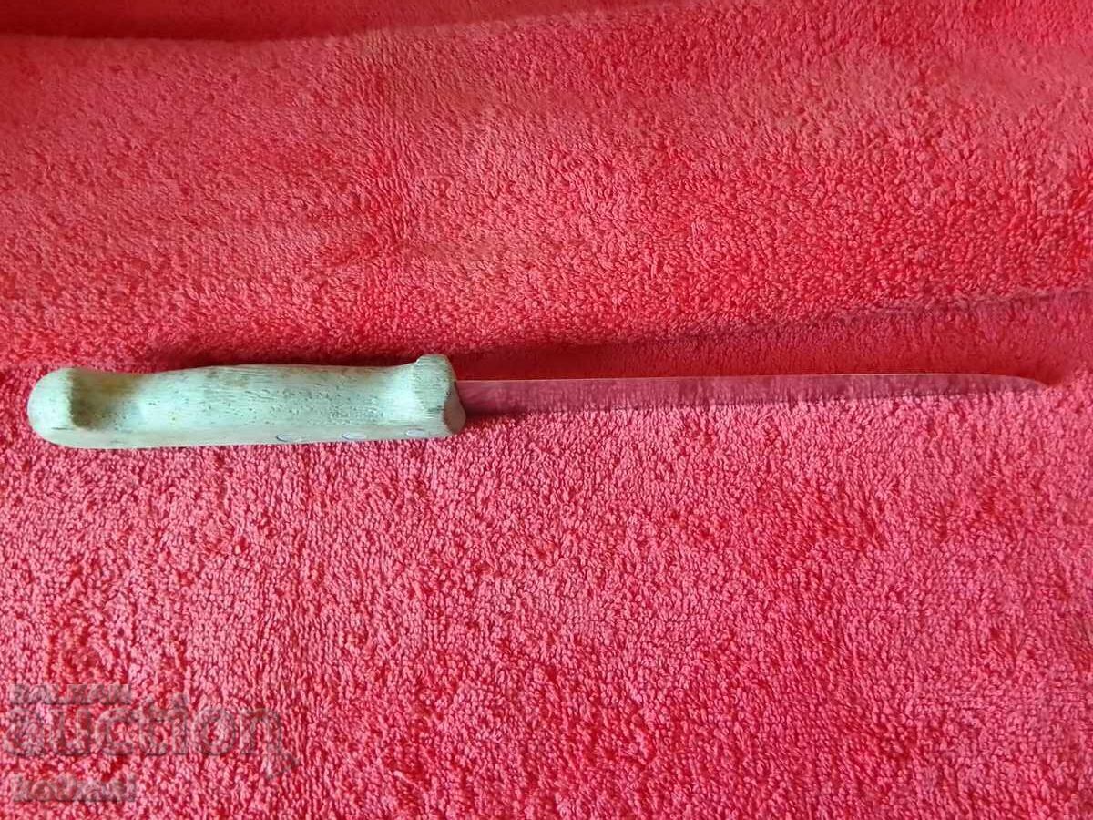 Стар голям масивен нож Солинген Solingen широко острие - 6 Стар голям масивен нож Солинген Solingen широко острие - 6