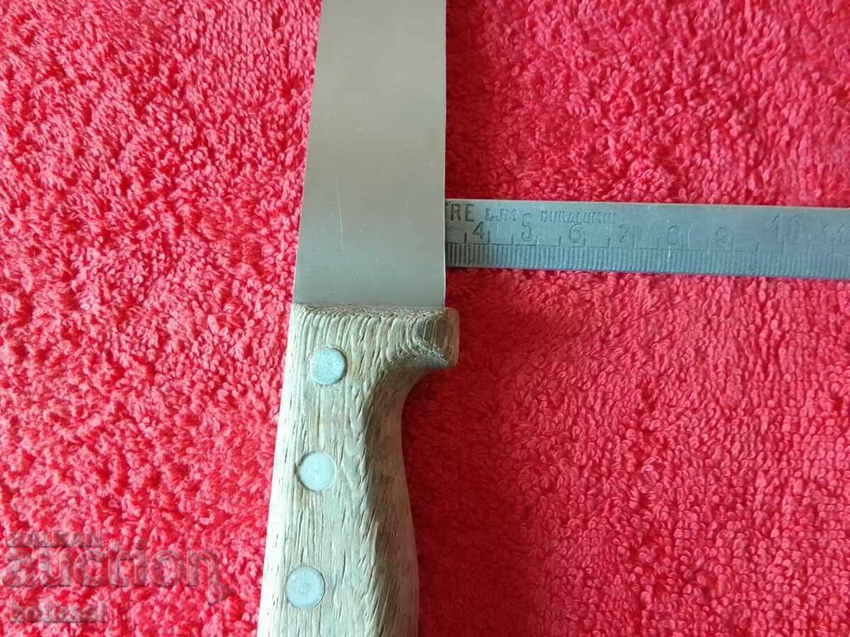 Old large solid knife Solingen Solingen wide blade - 7 Old large solid knife Solingen Solingen wide blade - 7