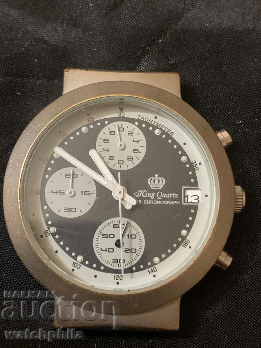 King Quartz Chronograph Men's Watch. It works