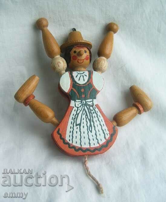 Delivery of Old wooden doll, Austria Delivery of Old wooden doll, Austria