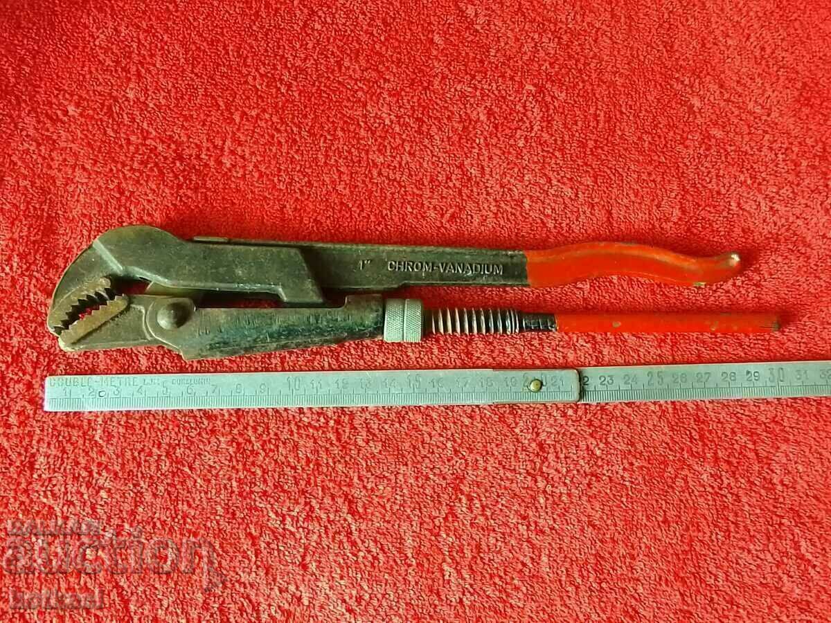 Old metal plumbing wrench master Old metal plumbing wrench master