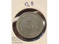 Germania 5 pfennig 1913 A