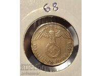 Γερμανία Τρίτο Ράιχ 1 pfennig 1939 G