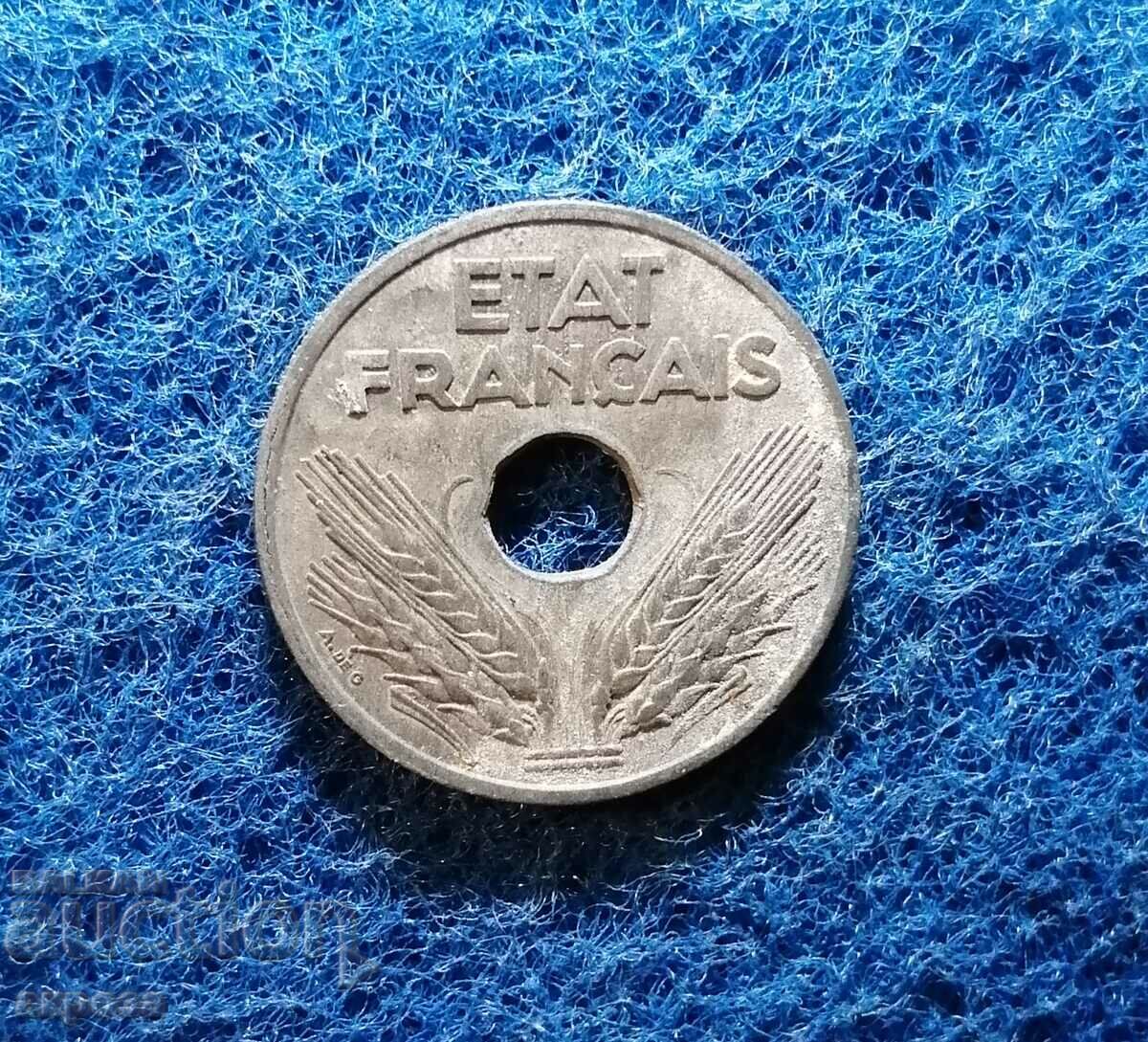 20 centimes France 1941 with price 3.20 BGN | € 1.64 20 centimes France 1941 with price 3.20 BGN | € 1.64