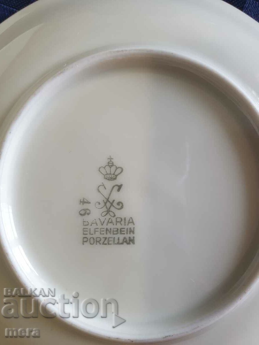 Porcelain set Bavaria Elfenbein - 6 Porcelain set Bavaria Elfenbein - 6