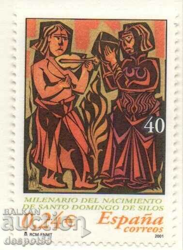 2001. Spania. 1000 de ani de la nașterea Sf. Domingo de Silos