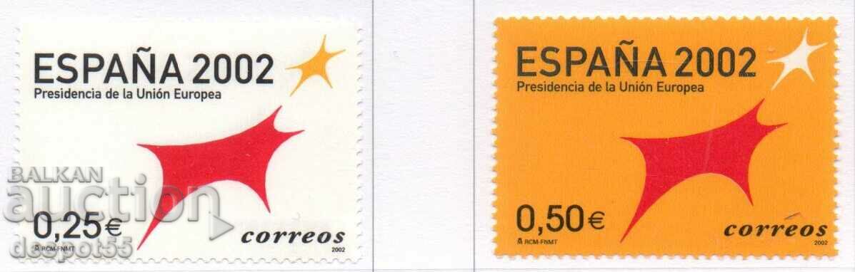 2002. Spania. Președinția spaniolă a Uniunii Europene.