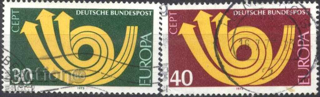 Клеймовани марки  Европа СЕПТ 1973  от Германия[