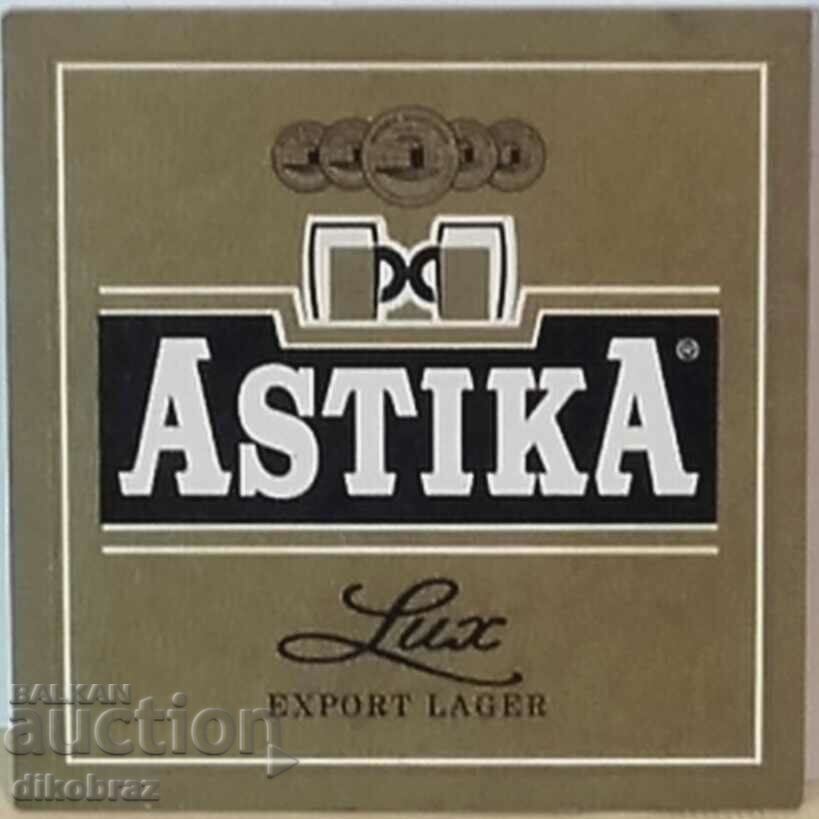 Beer coaster - Astika - from a penny