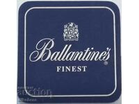 Подложка за бира - Ballantines - от стотинка