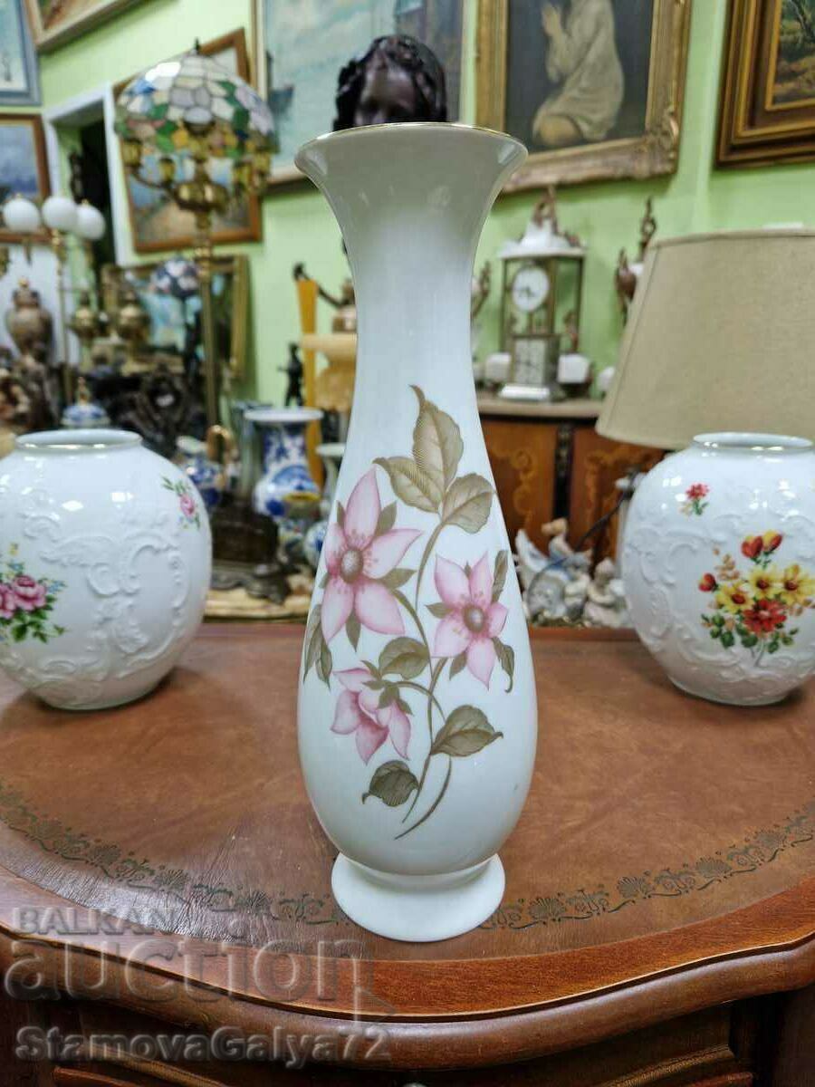 A lovely antique Royal KPM porcelain German vase A lovely antique Royal KPM porcelain German vase