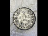 Монета 2 лева 1894