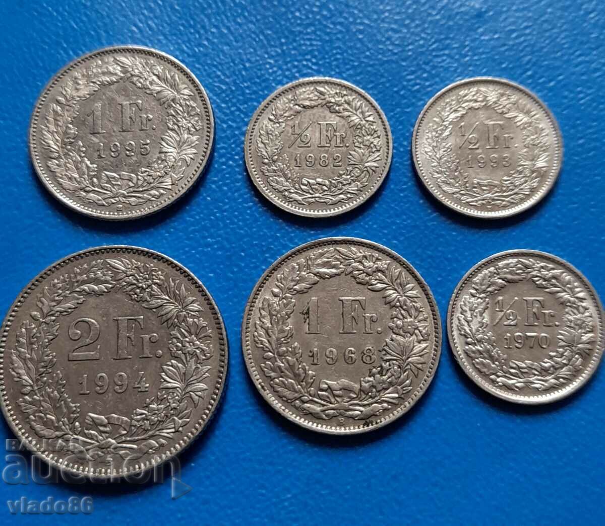 Lot of Swiss francs