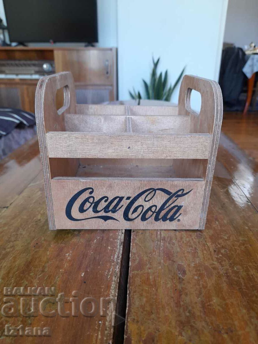 Old box for Coca Cola bottles, Coca Cola