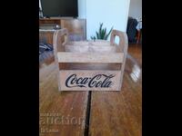 Παλιό κουτί για μπουκάλια Coca Cola, Coca Cola
