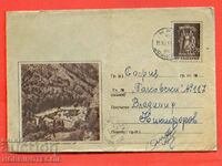 BULGARIA TRAVELED ENVELOPE picture RIL MONASTERY