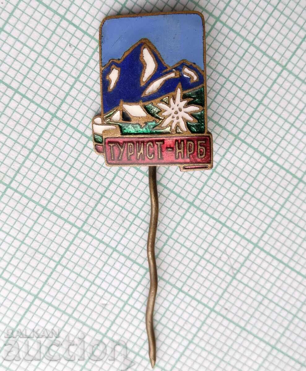 15905 Badge - Tourist NRB - bronze enamel with price 2.00 BGN | € 1.02 15905 Badge - Tourist NRB - bronze enamel with price 2.00 BGN | € 1.02