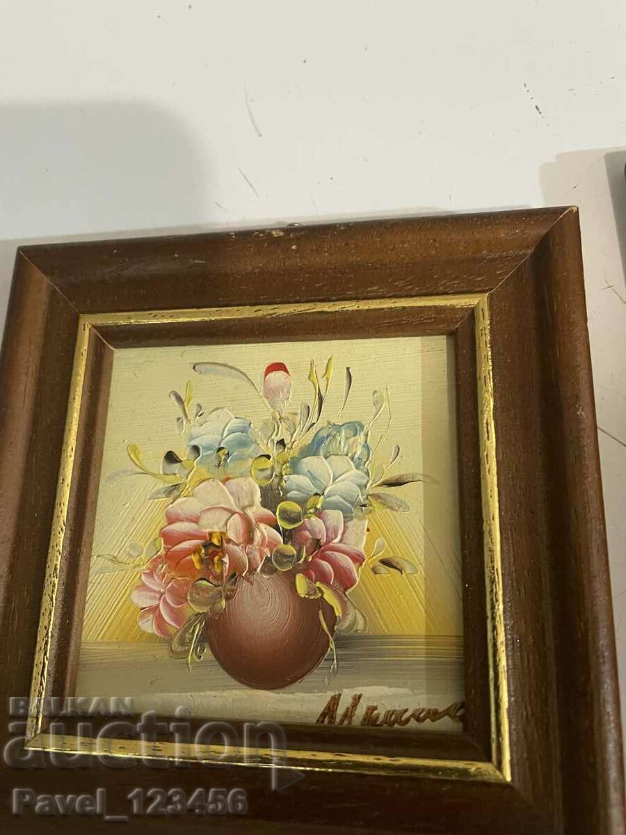3 painted miniature paintings with price 59.99 BGN | € 30.67 3 painted miniature paintings with price 59.99 BGN | € 30.67