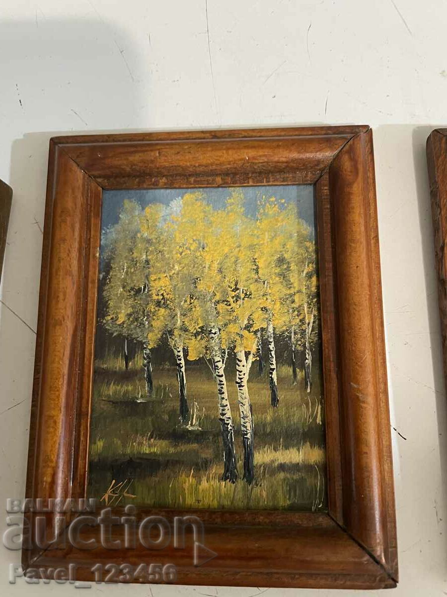 Auction 3 painted miniature paintings Auction 3 painted miniature paintings