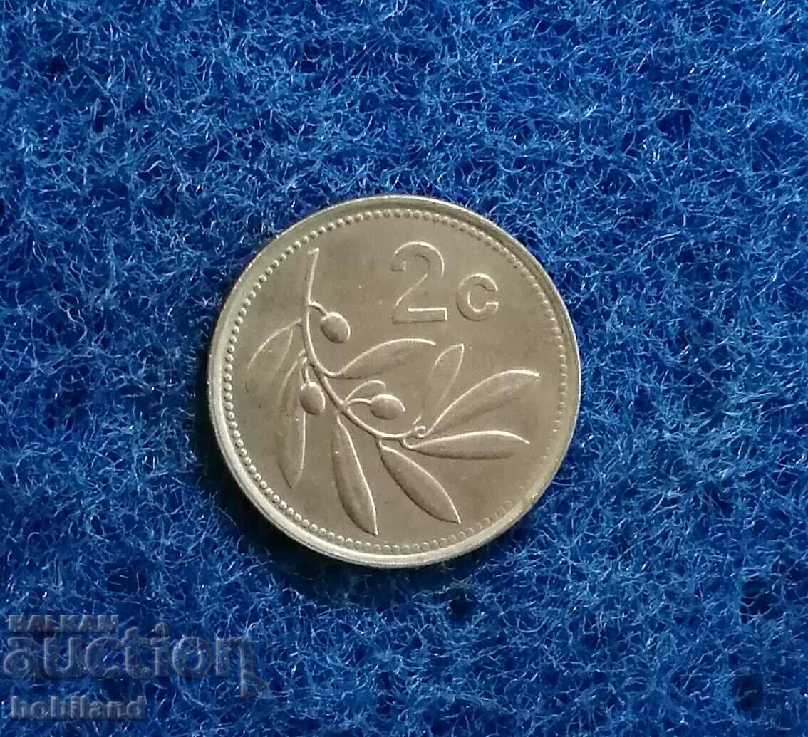 2 cents Malta 1991 with gloss with price 1.50 BGN | € 0.77 2 cents Malta 1991 with gloss with price 1.50 BGN | € 0.77
