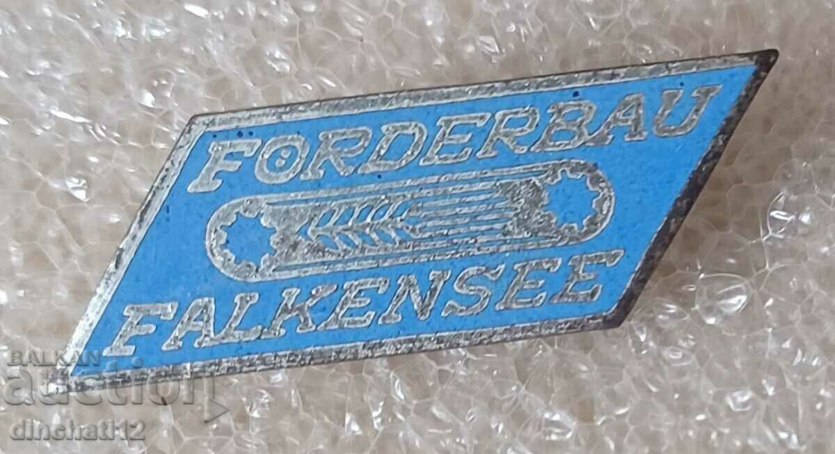 Insigna Anstecknadel tractor FORDERBAU FALKENSEE