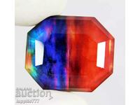 BZC! 41.35 ct natural doublet ammolite cert OMGTL from 1 st.!!
