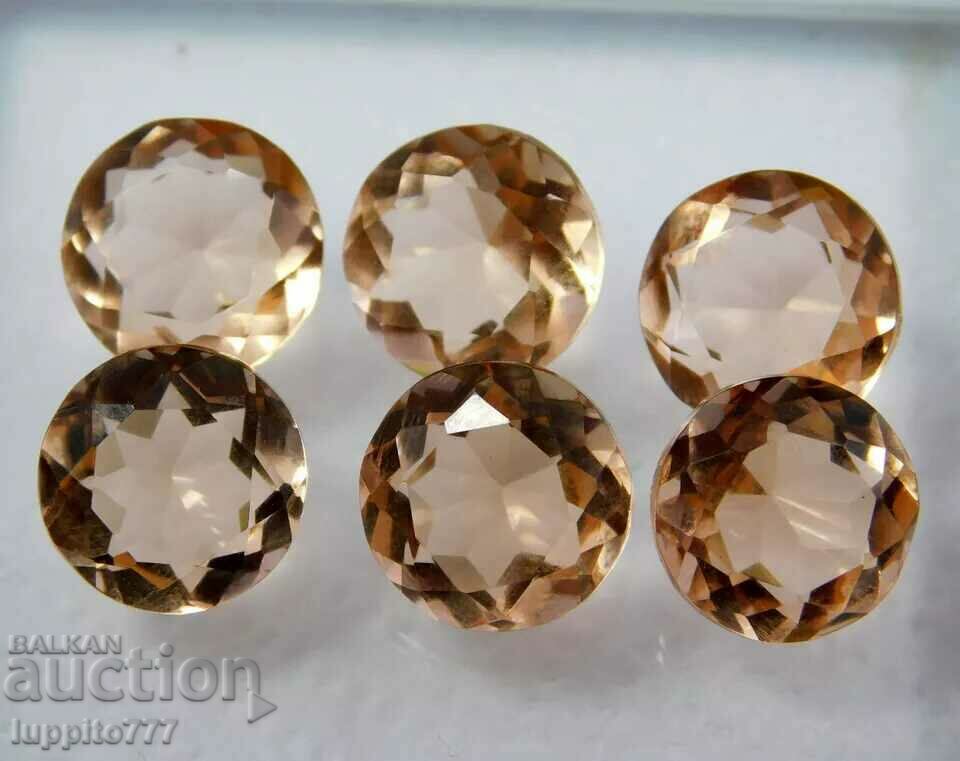 37.40 carat natural topaz lot 6 pieces with price 245.00 BGN | € 125.27 37.40 carat natural topaz lot 6 pieces with price 245.00 BGN | € 125.27