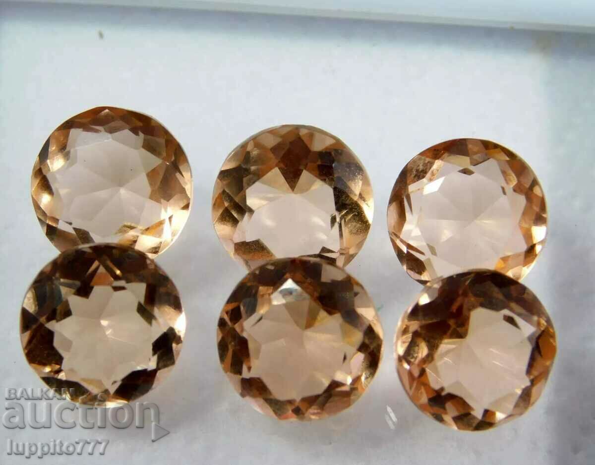 37.40 carat natural topaz lot 6 pieces - 5 37.40 carat natural topaz lot 6 pieces - 5