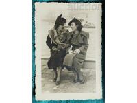 Царство България 1939г. Стара снимка фотография & Две дами..