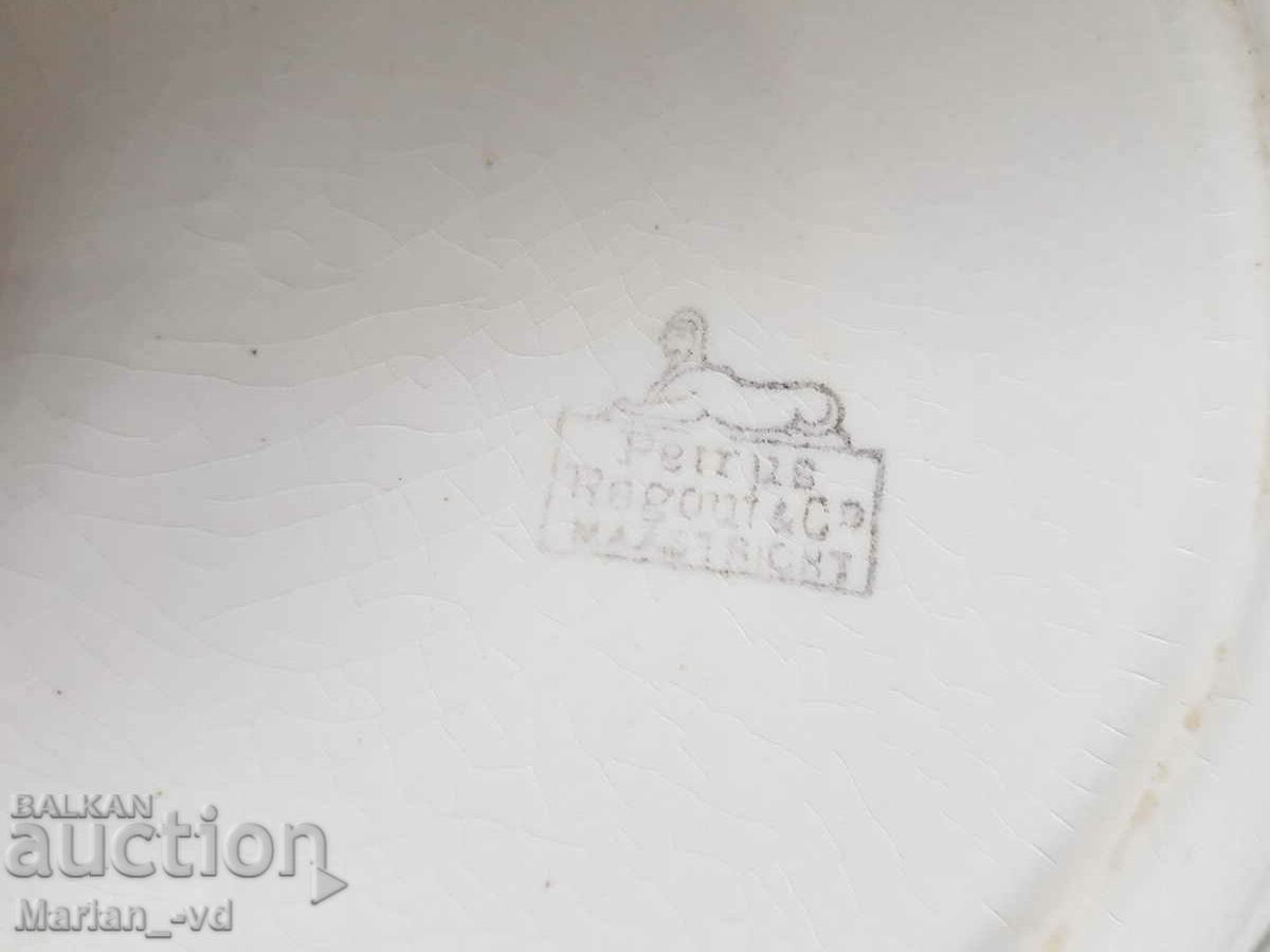 Παράδοση Παλαιό πορσελάνινο πιάτο τοίχου Παράδοση Παλαιό πορσελάνινο πιάτο τοίχου