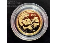 Gold 1/20 Oz China Panda 2006 20 Yuan China