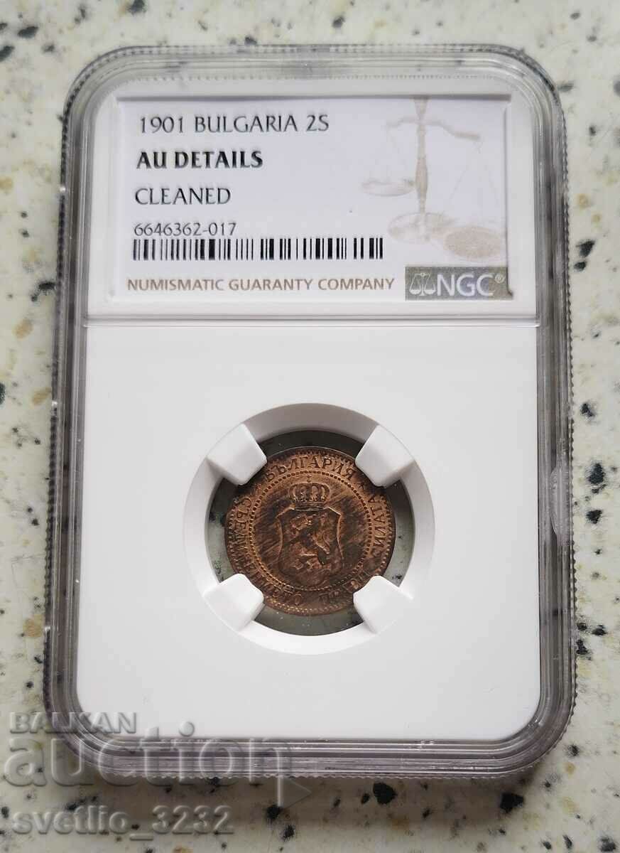 2 cenți 1901 AU NGC