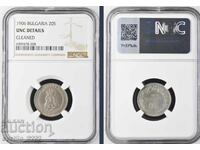 20 cents 1906 UNC NGC