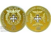 Coins - Gold Nazi coin plaque