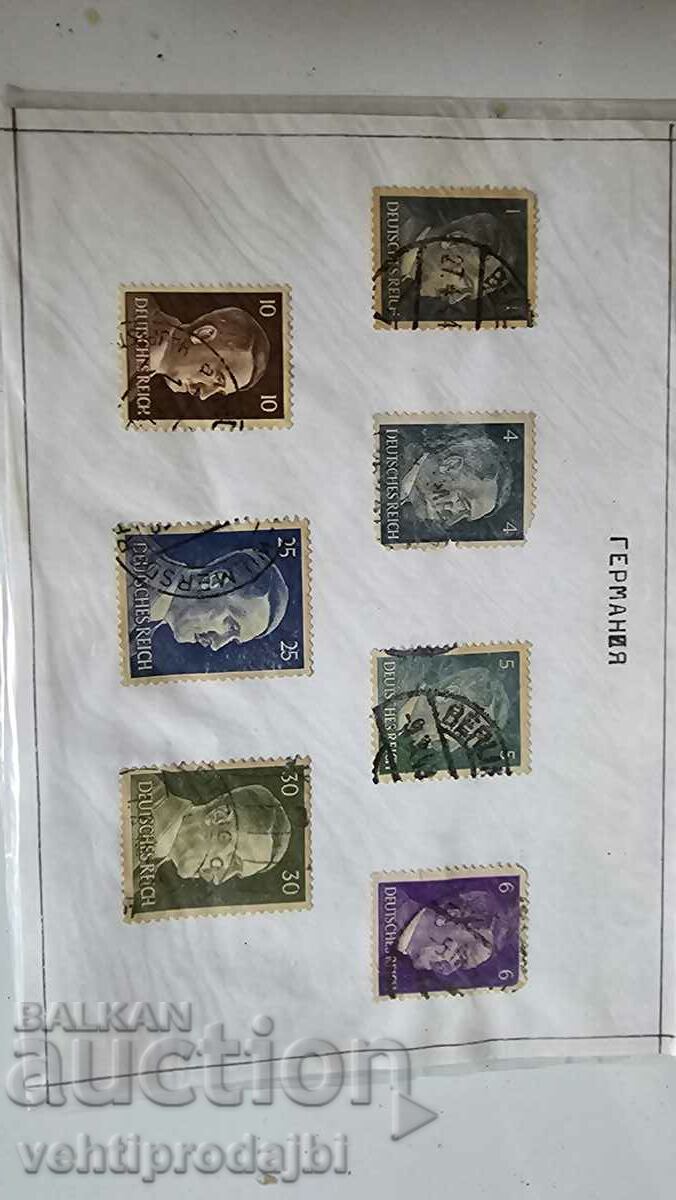 timbre poștale al 3-lea Reich