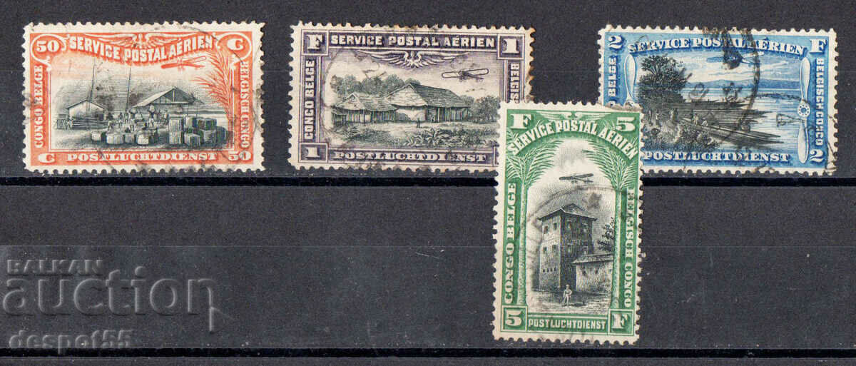 1921. Congo Belgian. Poșta aeriană.