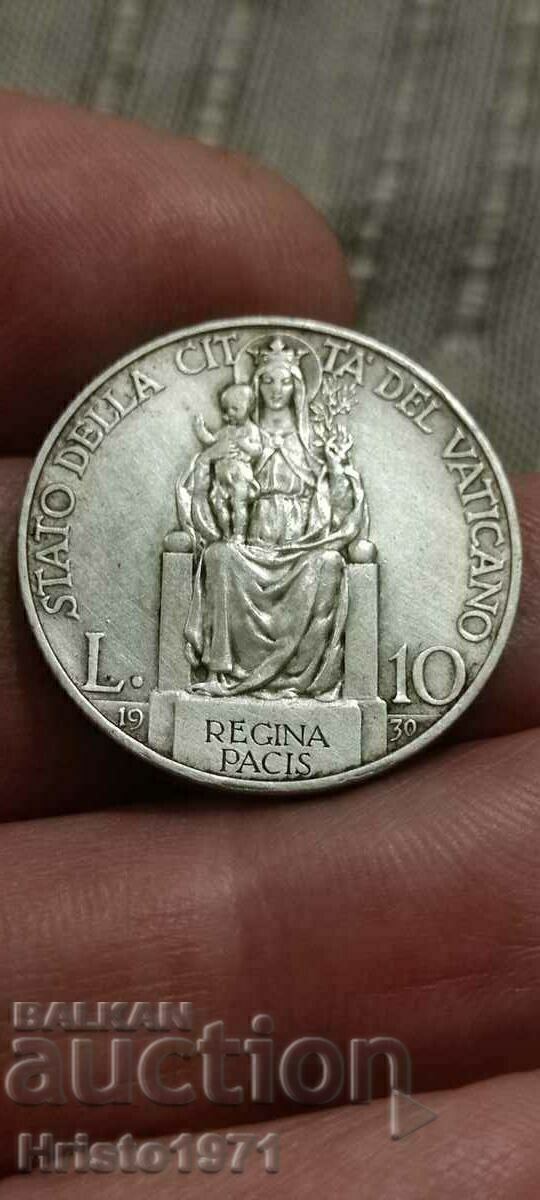 10 lira 1930 Vatican with price 75.00 BGN | € 38.35 10 lira 1930 Vatican with price 75.00 BGN | € 38.35