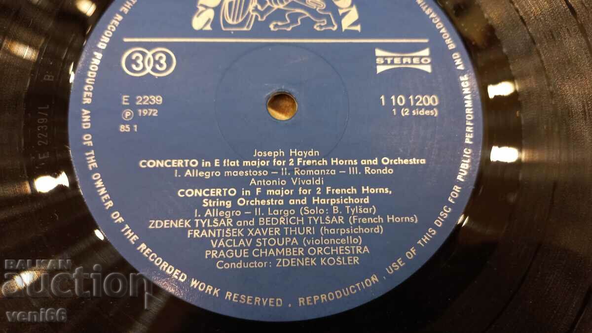 Auction  Gramophone record - Beethoven Telephone Haydn