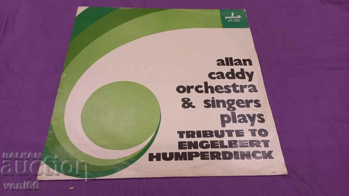 Disc de gramofon - orchestra Allan Caddy