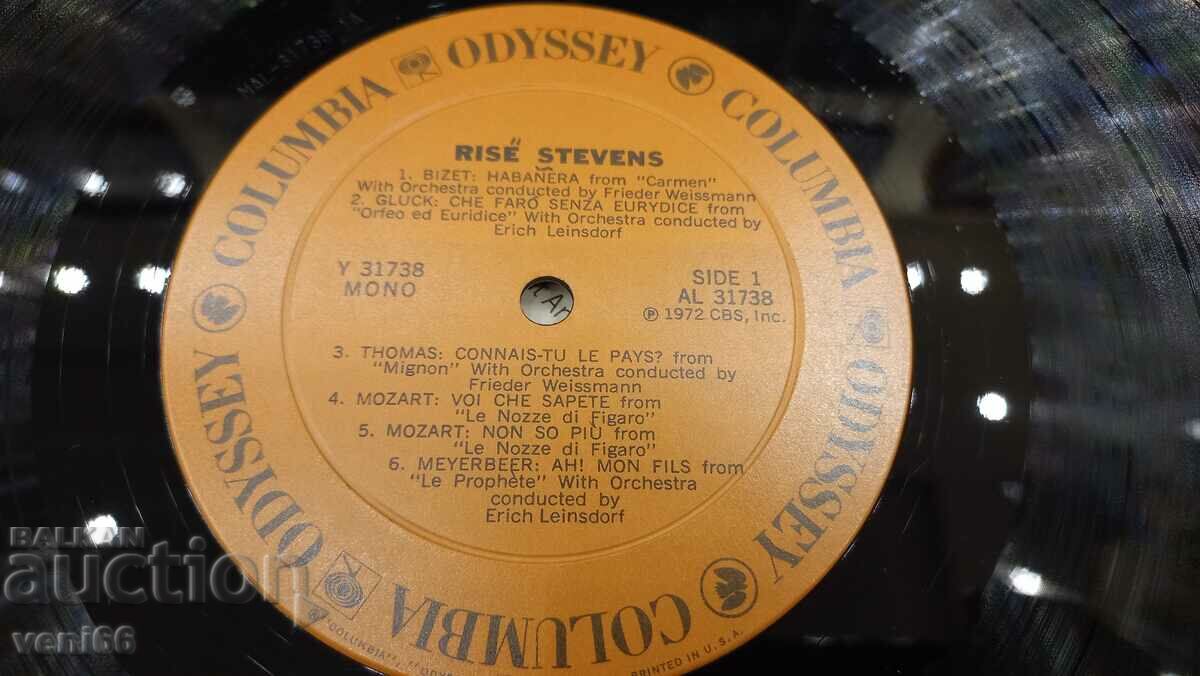Auction Turntable - Rise Stevens Auction Turntable - Rise Stevens