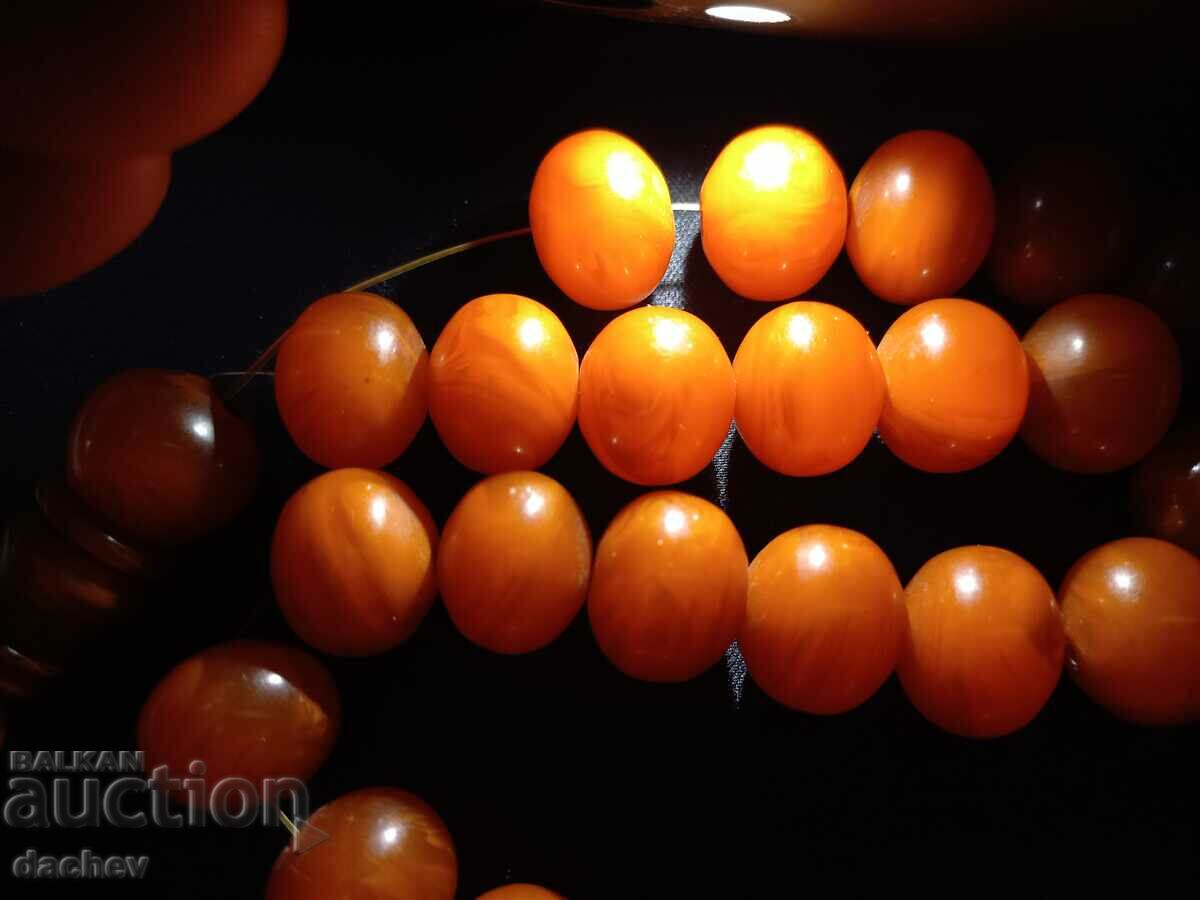 Old Authentic Amber Rosary of 30+P amber beads with price 990.00 BGN | € 506.18 Old Authentic Amber Rosary of 30+P amber beads with price 990.00 BGN | € 506.18