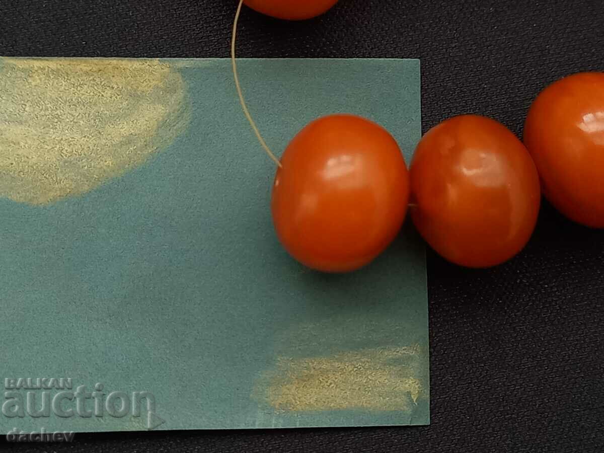 Old Authentic Amber Rosary of 30+P amber beads - 7 Old Authentic Amber Rosary of 30+P amber beads - 7