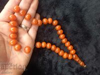 Old Authentic Amber Rosary of 30+P amber beads