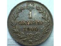 1 centesimo 1900 centesimo Italia R - Roma Regele Umberto I 3