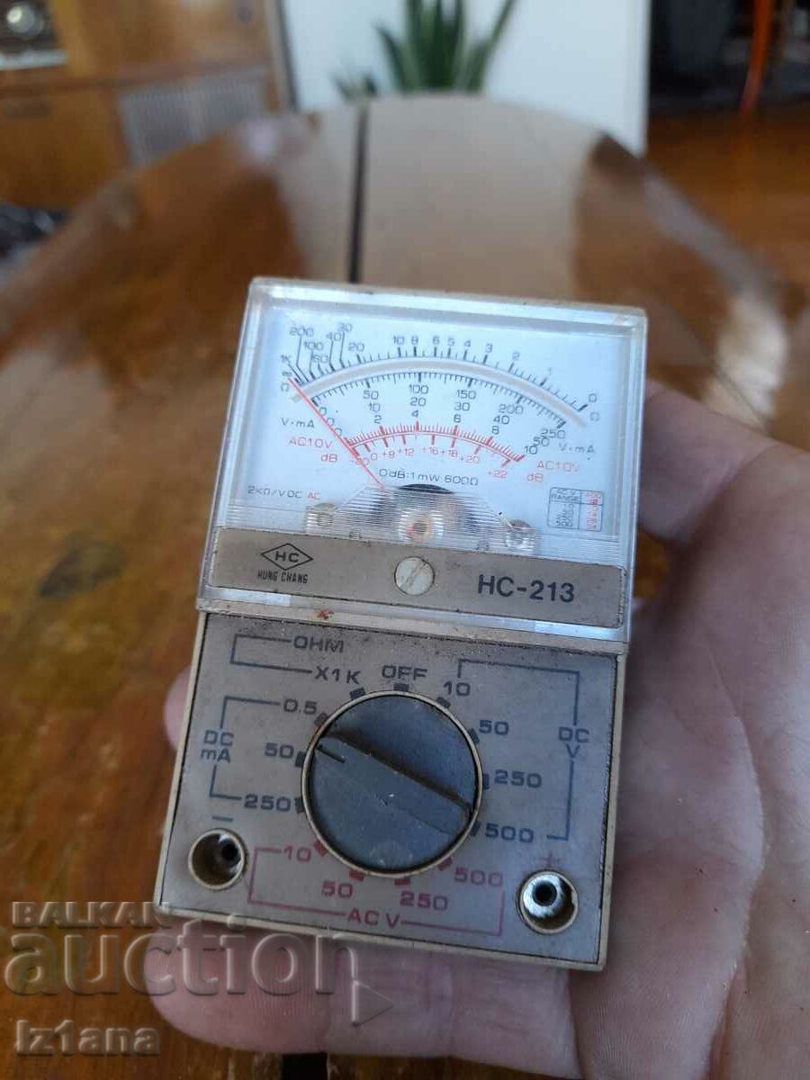 Old multimeter HC-213 with price 33.00 BGN | € 16.87 Old multimeter HC-213 with price 33.00 BGN | € 16.87