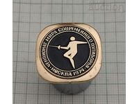 MODERN PENTHOUSE WORLD CHAMPIONSHIPS MOSCOW 1974 BADGE
