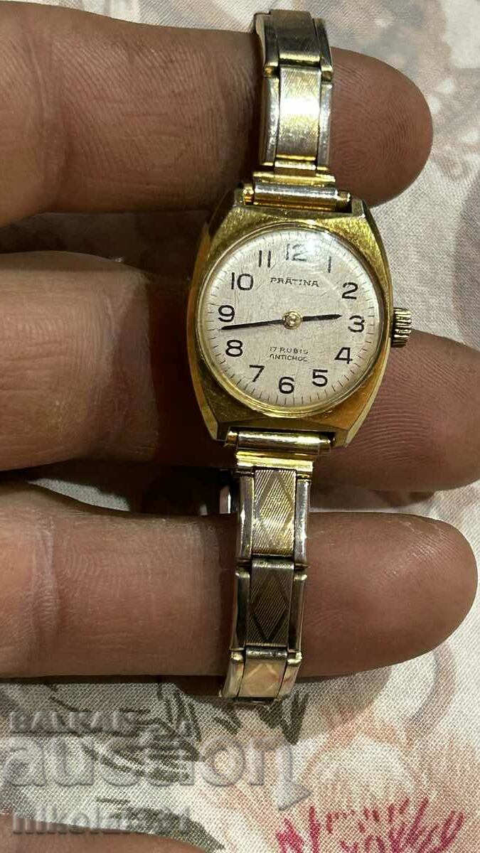 Rare Pratina 17 jews watch works