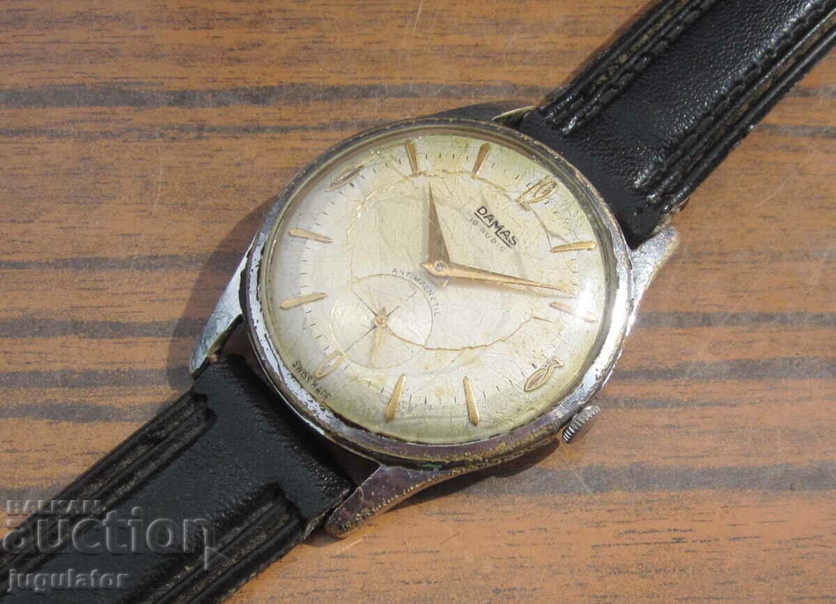Auction  DAMAS Swiss Men's Manual Mechanical Watch Works