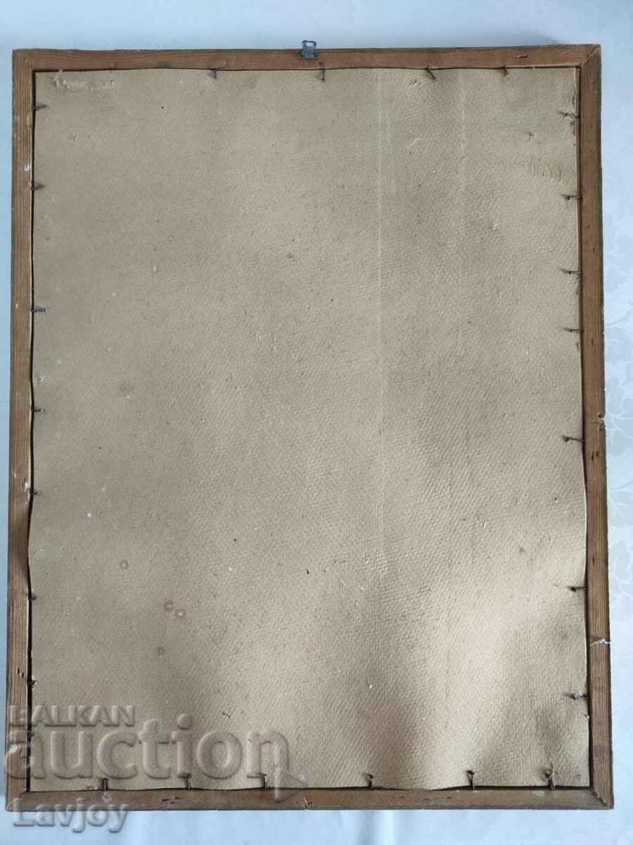 Licitație Veche Icoană Rusă* Fecioară cu Pruncul * Litografia